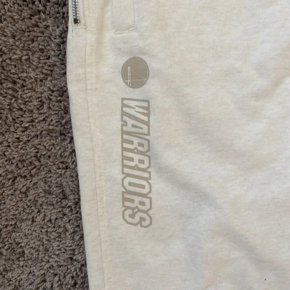 Nike NBA Golden State Warriors Sweatpants Team Issue Cream DN7916-027 Size 2XL
